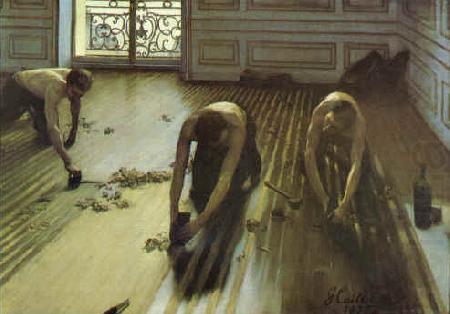 Gustave Caillebotte The Floor Strippers china oil painting image